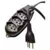 Extensão Elétrica 3P Com 3 Tomadas 10M Preto Bright Novo Extensão Elétrica 3P Com 3 Tomadas 10M Preto Bright Novo
