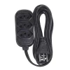 Extensão Elétrica Connect 3 Tomadas 2P+T 3 Metros Preta Fiolux Extensão Elétrica Connect 3 Tomadas 2P+T 3 Metros Preta Fiolux