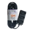 Extensao Fiolux Connect Plus 20A 3T 2P+T 5 Metros Preta