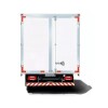 Faixa Refletiva 50mmx30cm Vermelho/Branco 10pcs 3m