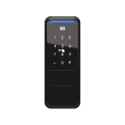 Fechadura Smart Standalone de Sobrepor Preta WEG Home Novo