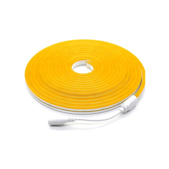 Fita De Led 12V Neon Amarela 5 Metros Ls-2835 X-Cell Fita De Led 12V Neon Amarela 5 Metros Ls-2835 X-Cell