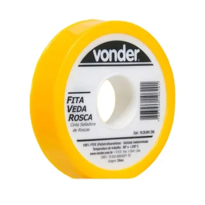 Fita Veda Rosca 18Mm X 10M Vonder F16R3 Conexões Vonder