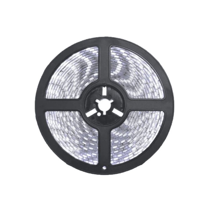 Fita De Led 5050 12V Cor Azul 12W IP65 3 Metros Strip