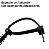 Fixador Abracadeira Uv Preto Lok01 Hellermann Nylon66 Preto Fixador Abracadeira Uv Preto Lok01 Hellermann Nylon66 Preto