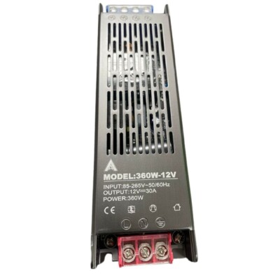 FONTE CHAVEADA bivolt 12V 30A SM fita e perfil led Astraled