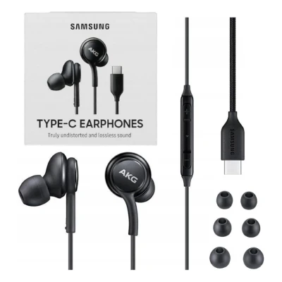 Fone De Ouvido Com Fio Ubs Tipo-C Eo Ic100 Samsung Novo
