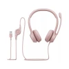 Fone De Ouvido Headset Com Fio Rose Usb Logitech H390 Fone De Ouvido Headset Com Fio Rose Usb Logitech H390
