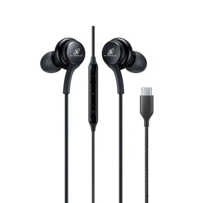 Fone de Ouvido Estéreo Com Microfone XC-F-18 USB-C X-Cell