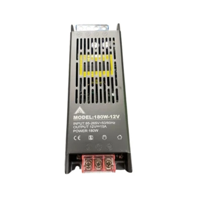 Fonte Chaveada Bivolt 12V 15A Sm Fita E Perfil Led Astraled