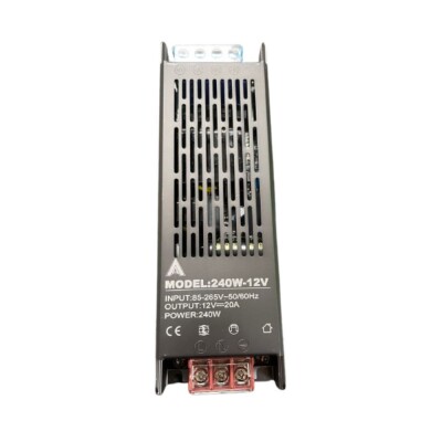 Fonte Chaveada Bivolt 12V 20A Sm Fita E Perfil Led Astraled