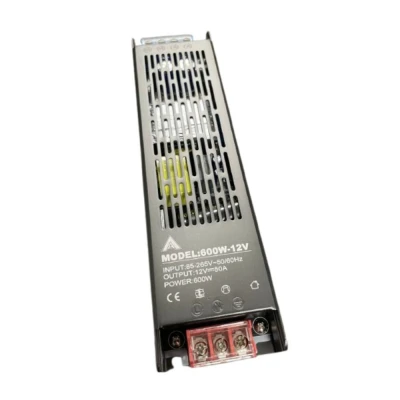 Fonte Chaveada Bivolt 12V 50A Sm Fita E Perfil Led Astraled