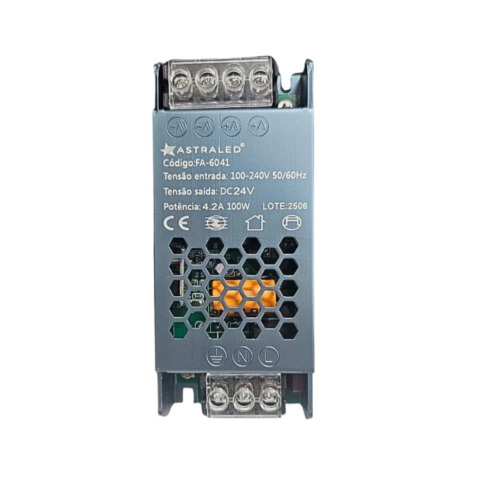 Fonte Chaveada Warren 4.1A 100W 24V Fa-6041 Astraled