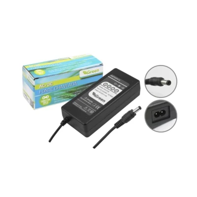 Fonte De Alimentação 12V 5A Bivolt P4 Green Novo