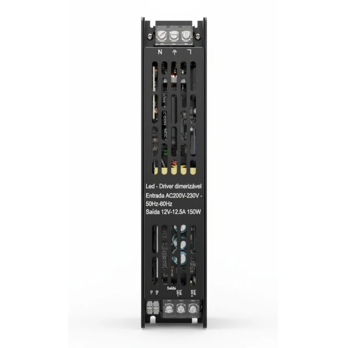 Fonte Driver Max Dimerizável 12V 12.5A 150W 220V Fonte Driver Max Dimerizável 12V 12.5A 150W 220V