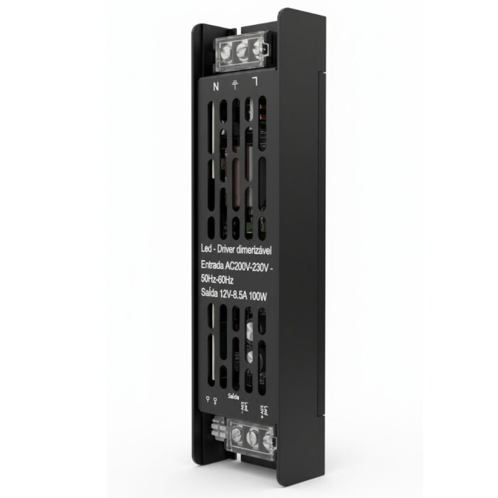 Fonte Driver Max Dimerizável 12V 5A 100W 220V Deluxe