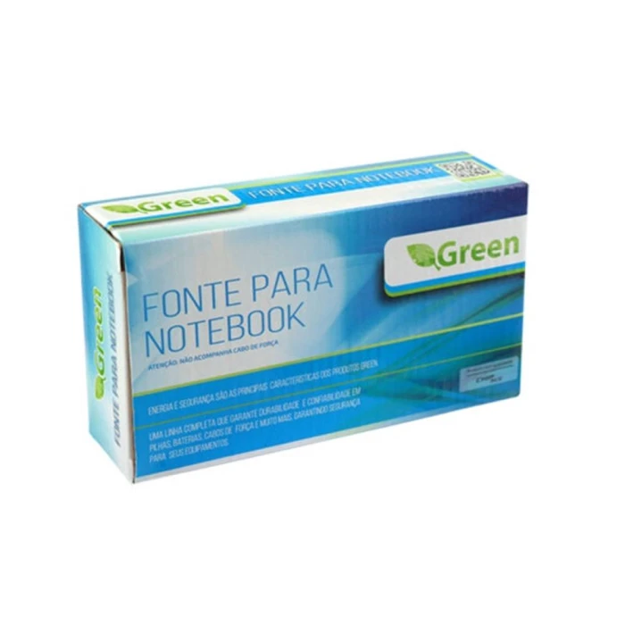 Fonte Para Notebook Dell 19 5V 4,62 Green Novo