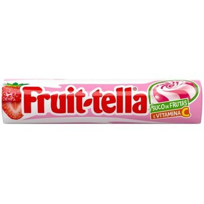 Fruittella Swirl Morango 41g Doce Sabor Frutas Vermelhas