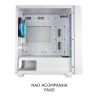 Gabinete Gamer Fractal Cor Branco CC-201W One Power Gabinete Gamer Fractal Cor Branco CC-201W One Power
