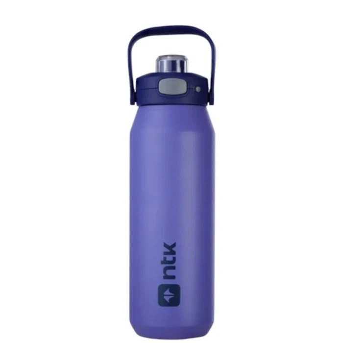 Garrafa Térmica Azul 1L Isomax Color Nautika Aço Inoxidável