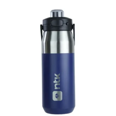 Garrafa Térmica Azul 750ml Isomax Nautika Aço Inoxidável