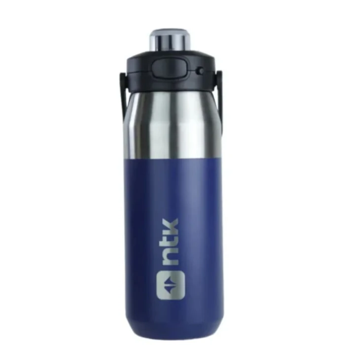 Garrafa Térmica Azul 750ml Isomax Nautika Aço Inoxidável