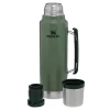 Garrafa Térmica Classic Verde Stanley Com Alça 950ml Stanley Garrafa Térmica Classic Verde Stanley Com Alça 950ml Stanley