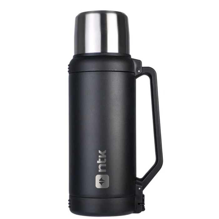 Garrafa Térmica Isomax 1500ml Preto Nautika Inox Alta Resistência