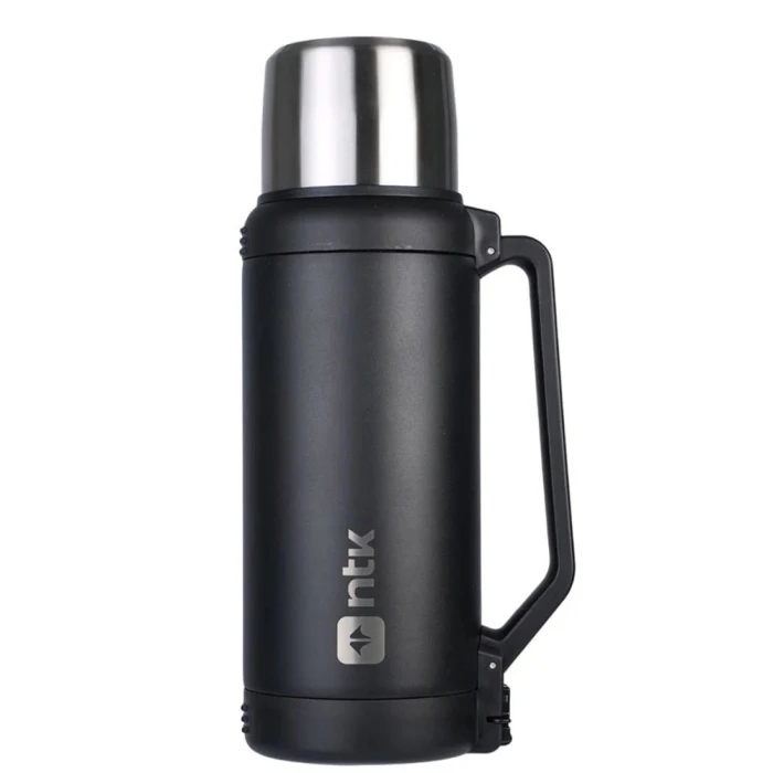 Garrafa Térmica Isomax 1500ml Preto Nautika Inox Alta Resistência