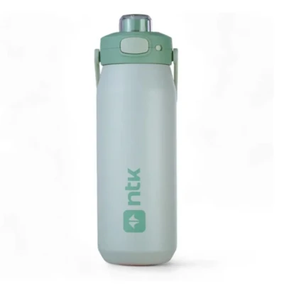Garrafa Térmica Verde 1L Isomax Color Nautika Aço Inoxidável