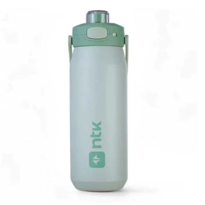 Garrafa Térmica Verde 1L Isomax Color Nautika Aço Inoxidável