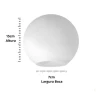 Globo De Vidro Leitoso 15Cm Boca 6,8Cm Nordecor Novo Globo De Vidro Leitoso 15Cm Boca 6,8Cm Nordecor Novo