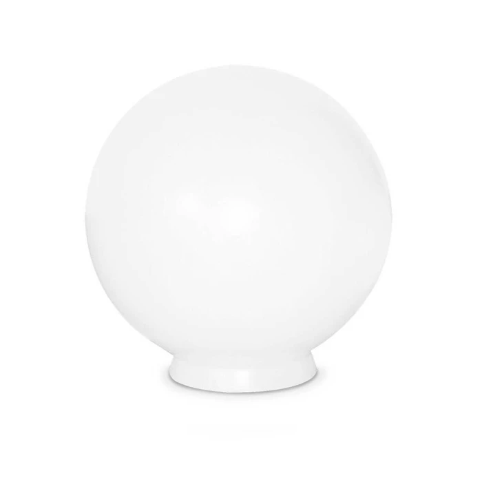 Globo De Vidro Leitoso Boca 15 30Cm Blumenau Bivolt Novo