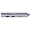 Hub Tipo C Para 3 USB 3.0 + Leitor de Cartão Vinik