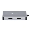 Hub Usb Tipo C Com 5 Entradas + Hdmi + Vga 60W Vinik Hub Usb Tipo C Com 5 Entradas + Hdmi + Vga 60W Vinik