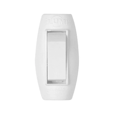 Interruptor Simples 6A 250V Meio Cordão Cor Branco Ilumi