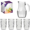 Jarra De Vidro Nature Sm 1 Jarra E 4 Copos Nadir Figueiredo
