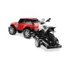 Jipe E Moto Brinquedo Render Force Vermelho Roma Novo
