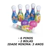 Jogo De Boliche Com 6 Pinos/2 Bolas Little Princess Infantil Jogo De Boliche Com 6 Pinos/2 Bolas Little Princess Infantil