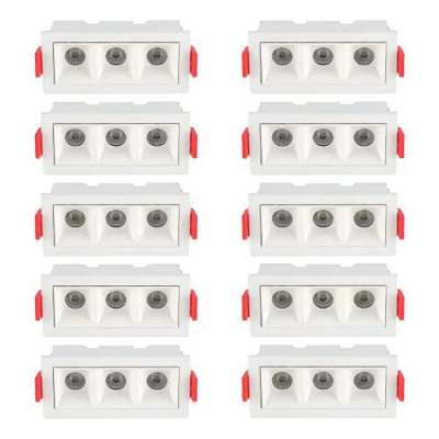 KIT 10un Downlight Led Embutir Astraled 6W 4000K Dl-7417