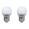 KiT 2 Lâmpada Led Bolinha Taschibra 190404 4.8w 2700k Leitosa E27