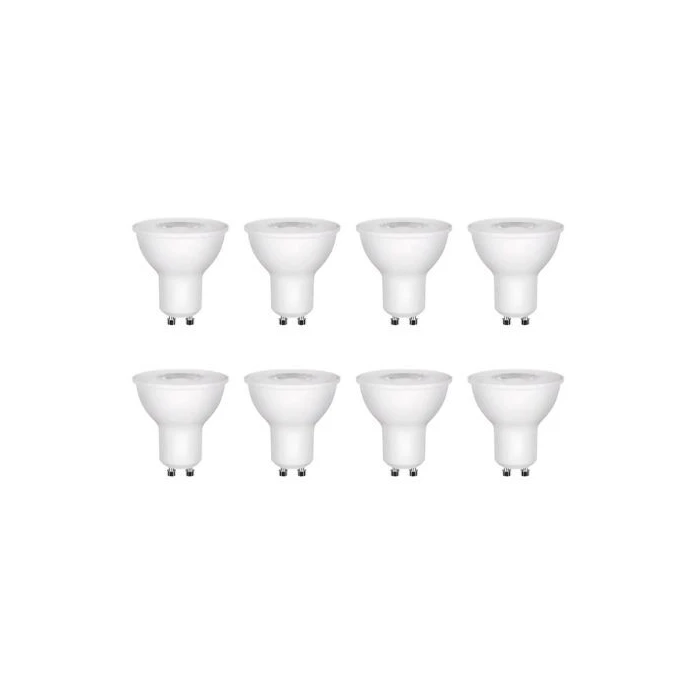 Kit 8 un Lâmpada Led Mr16 40 7W 3000K Bivolt Astraled La-1610