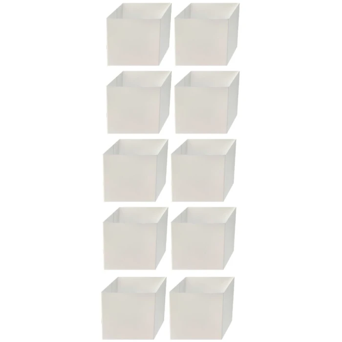 Kit 10 Arandela Cubo 3D Branco 60W Bivolt Blumenau