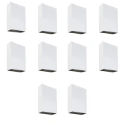 Kit 10 Arandela Mince Pequena Led 4w 3000k Branco Novo Kit 10 Arandela Mince Pequena Led 4w 3000k Branco Novo