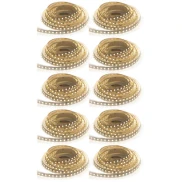 Kit 10 Fita Led 2835 IP20 240Led/M 20W/M 5M 3000K