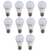 Kit 10 Lâmpada Led A60 9W 6500K E27 Blumenau Novo