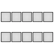 Kit 10 Paineis Led Sobrepor Quadrado 24W 3000K Preto Blumenau Kit 10 Paineis Led Sobrepor Quadrado 24W 3000K Preto Blumenau