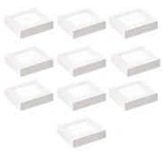Kit 10 Painel Led Sobrepor Quadrado 6W 3000K Bivolt Blumenau Kit 10 Painel Led Sobrepor Quadrado 6W 3000K Bivolt Blumenau