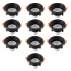 Kit 10 Spot Led Recuado Embutir Blumenau Bivolt 3W 4.100K