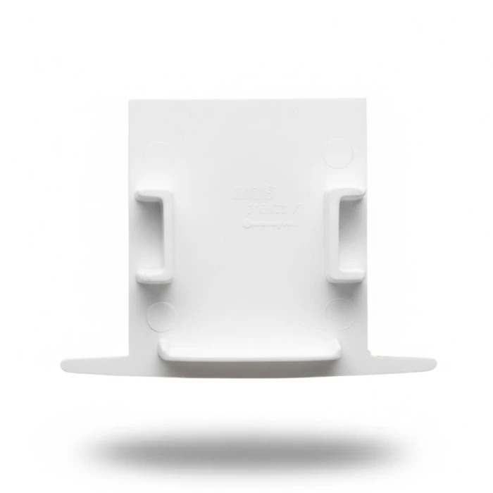 Kit 10 Tampas Perfil Line 25mm Embutir Branco